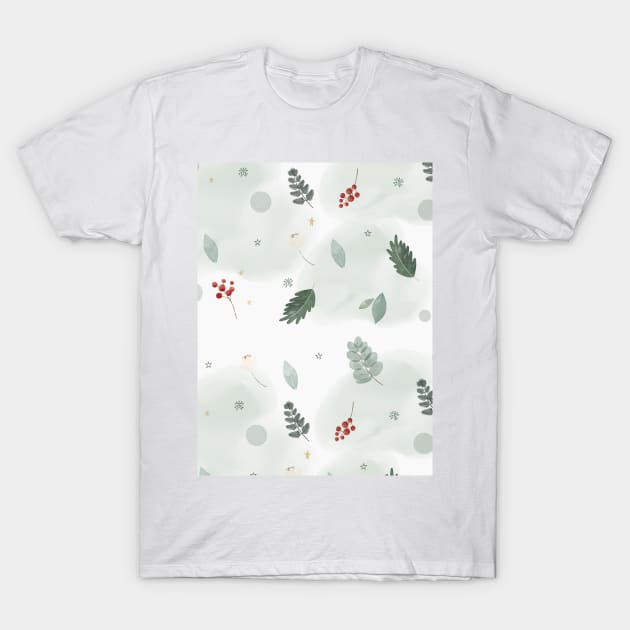 Leaves & Berries T-Shirt by apxteixeira